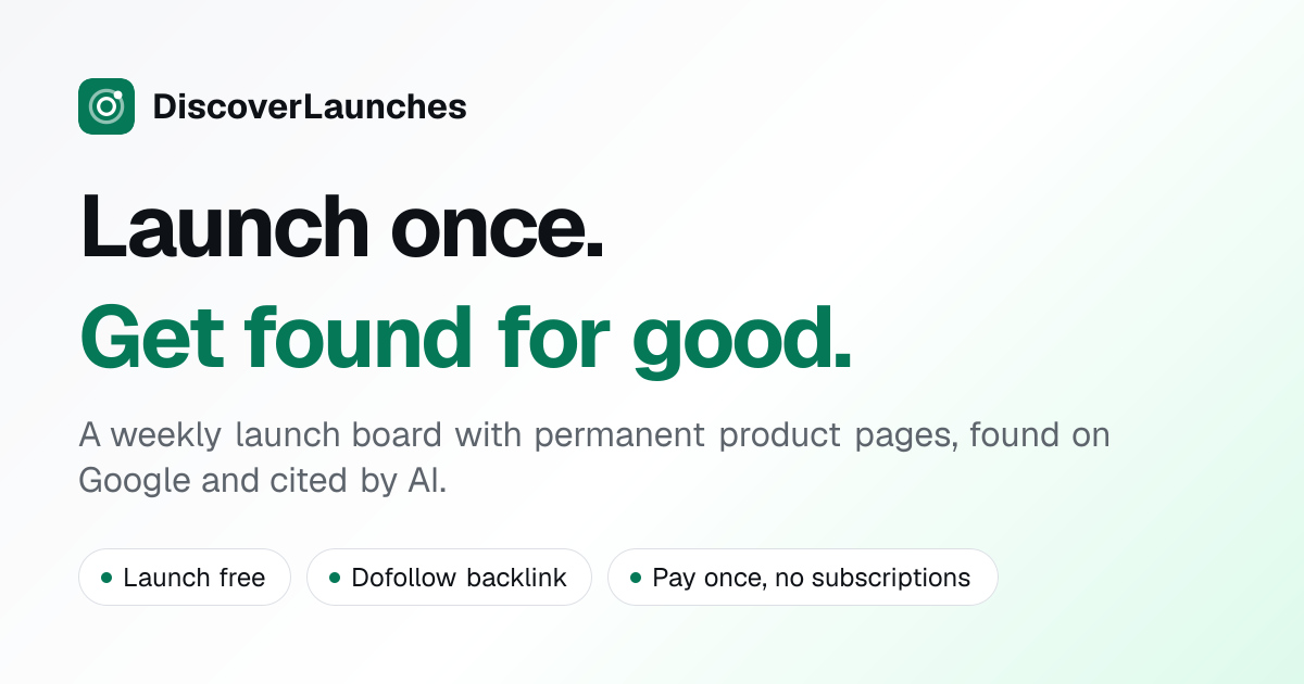 DiscoverLaunches screenshot 1